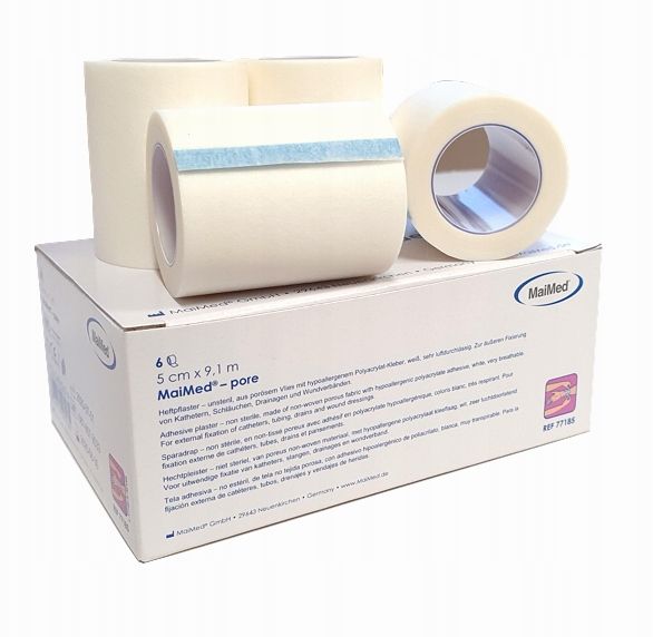 PRZYLEPIEC WŁÓKNINOWY HYPOALERGICZNY 5cmx9,1m zdjęcie 2