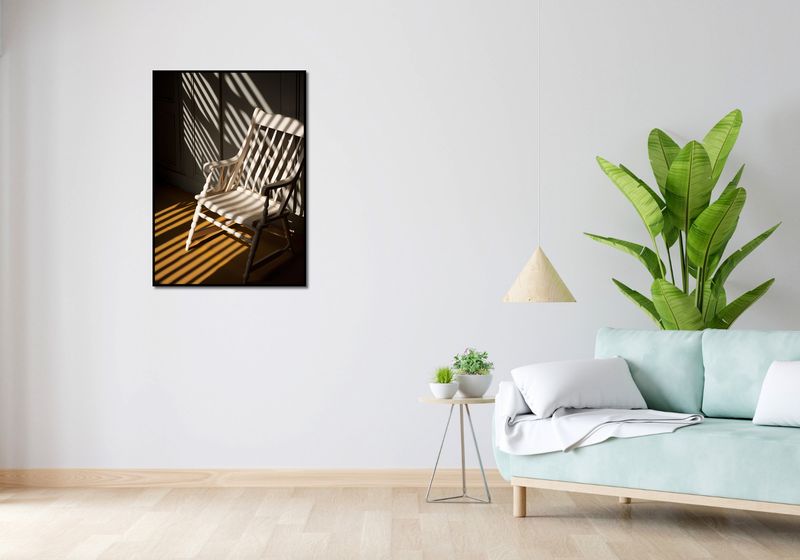 Plakat 64x90cm Krzesło w Cieniu zdjęcie 4