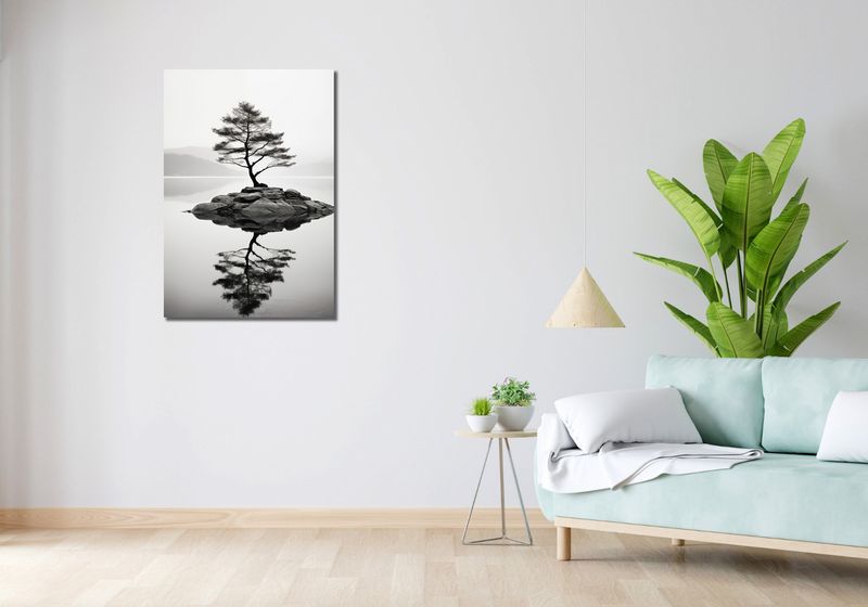 Obraz 60x90cm Samotne Drzewo zdjęcie 2