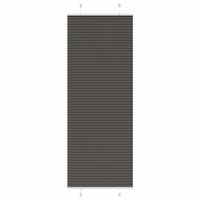 Roleta plisowana czarna 70x200 cm Szerokość tkaniny 69,4 cm