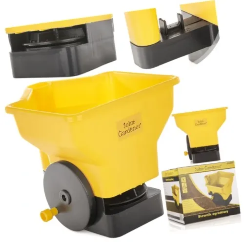 SIEWNIK RĘCZNY OGRODOWY ROZSIEWACZ DO NASION TRAWY NAWOZU SOLI PIASKU na Arena.pl