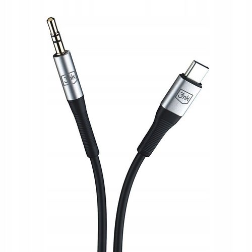 3mk Kabel AUX Cable minijack 3,5 mm - USB C 1 m na Arena.pl