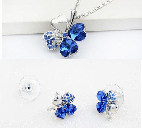 KOMPLET SWAROVSKI ELEMENTS KONICZYNKI BLUE VA11 na Arena.pl