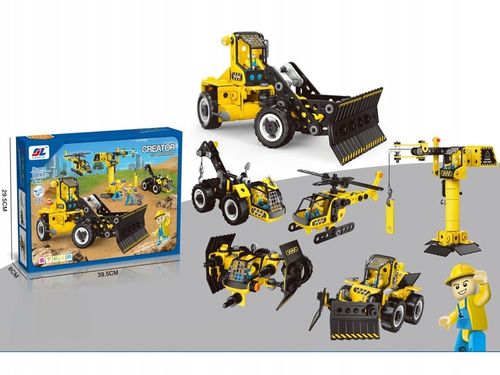 MEGA ZESTAW Klocki Konstrukcyjne do SKRĘCANIA dla Dzieci Narzędzia 223 el. na Arena.pl