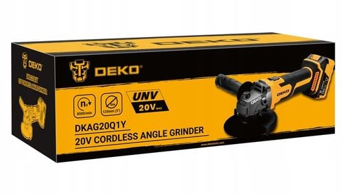 SZLIFIERKA KĄTOWA AKUMULATOROWA KĄTÓWKA AKUMULATOR DEKO + 3 TARCZE na Arena.pl