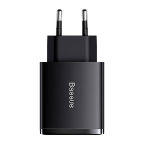 ładowarka sieciowa baseus compact quick charger, 2xusb, usb-c, pd na Arena.pl