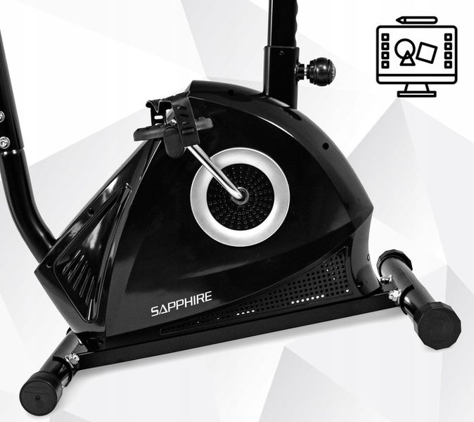 ROWER stacjonarny magnetyczny QUADRO rowerek TRENINGOWY domowy DO ĆWICZEŃ zdjęcie 11