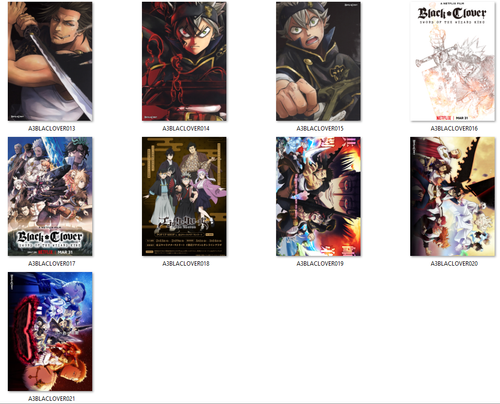 Plakat Black Clover DO WYBORU na Arena.pl