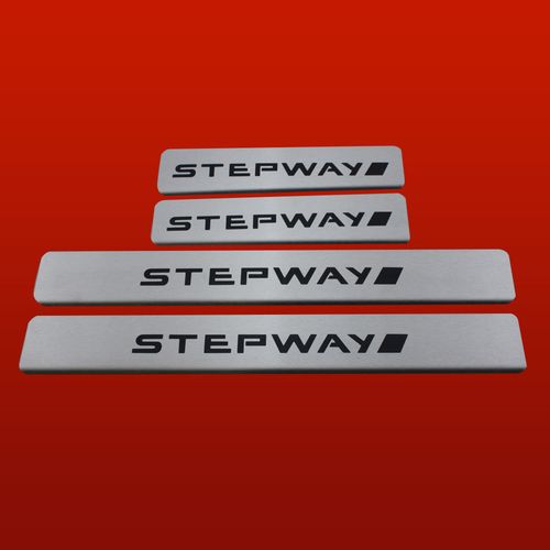 Listwa progowa DACIA SANDERO MK2 STEPWAY Stal nierdzewna 304 mat 4szt na Arena.pl