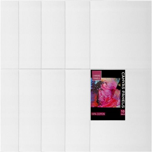 PŁÓTNO MALARSKIE DO MALOWANIA PODOBRAZIE BAWEŁNIANE 10szt 24x30 cm zestaw na Arena.pl
