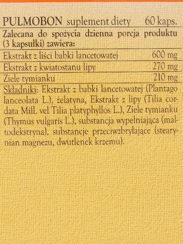 Pulmobon - Bonimed - 60 kapsułek na Arena.pl