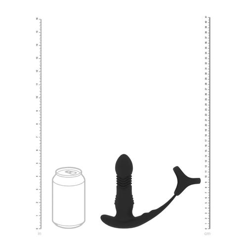 Vibrating And Thrusting Silicone Prostate Massager With Tri O Cockring na Arena.pl