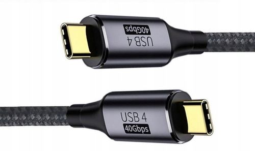EVO Kabel USB 4.0 USB-C 40Gbps Thunderbolt 8K - 1,2M SZYBKIE ŁADOWANIE na Arena.pl