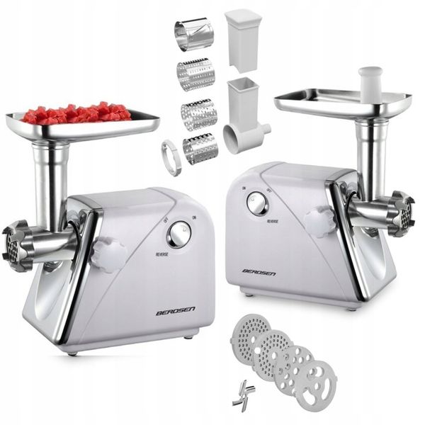 PROFESJONALNA MASZYNKA ELEKTRYCZNA DO MIELENIA MIĘSA Berdsen 550 - 1200W zdjęcie 1