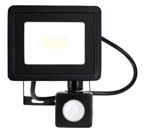 Naświetlacz LED SLIM 10W halogen z CZUJNIK RUCHU i zmierzchu reflektor na Arena.pl