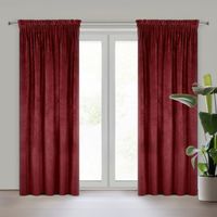 Zasłona na taśmie VILLA 140x270 bordowa