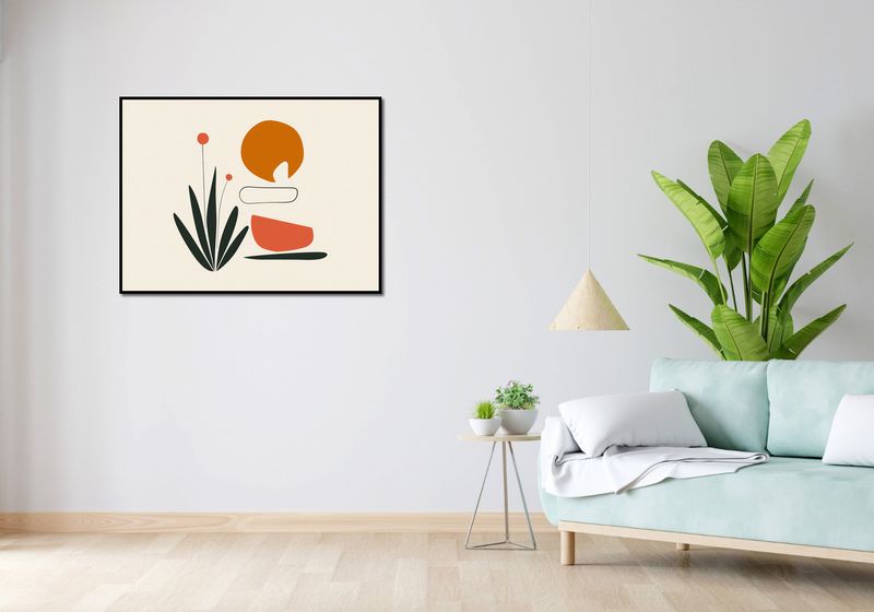 Plakat 100x75cm Abstrakcyjny Zen zdjęcie 4
