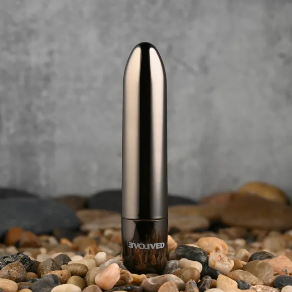 evolved real simple bullet chrome black - miniaturowy wibrujący model zdjęcie 1