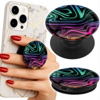 Uchwyt do telefonu Popsocket na palce/stojak ABSTRAKCYJNE KOLOROWE WZORY