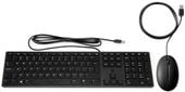 Przewodowa klawiatura i mysz HP 320MK USB Czarna pełnowymiarowa z blokiem numerycznym 9SR36AA (duży enter)