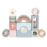 DLA DZIECI DREWNIANE KLOCKI SENSORYCZNE