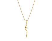 naszyjnik zawieszka z perłą z kolekcji classic (c9786au)