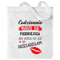 TORBY Z NADRUKIEM DZIEŃ MATKI PREZENT dla MAMY TEŚCIOWEJ WZORY