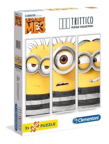 Clementoni 3x500 Elementów Trittico Minionki na Arena.pl