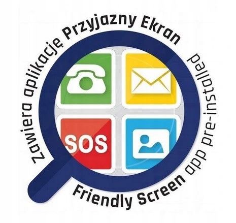 Smartfon Dla Seniora Maxcom Smart Ms554 zdjęcie 3