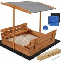 PIASKOWNICA Z DASZKIEM IMPREGNOWANA DREWNIANA ZAMYKANA 120 cm PRODUCENT