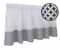 Zazdrostka nowoczesna maroko czarno biała 150x60