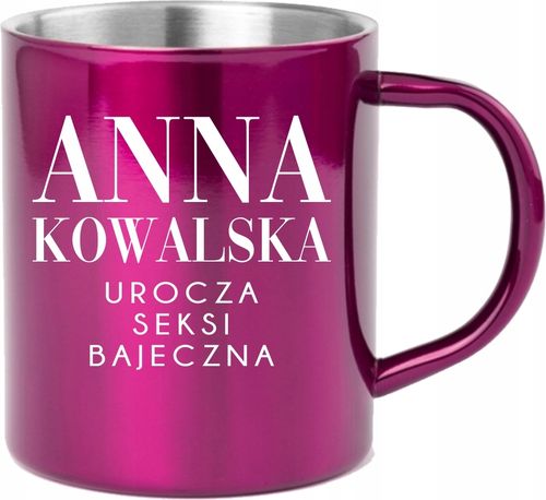 Kubek metalowy z grawerem PREZENT dla Dziadków na Arena.pl