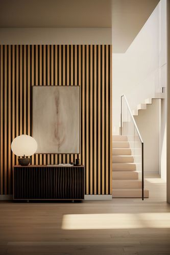 Lamele ścienne, akustyczne 54x260 cm na czarnym filcu Dąb i inne na Arena.pl