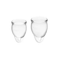 satisfyer feel confident kubeczki menstruacyjne 15 ml i 20 ml silikon
