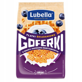 Lubella Płatki Goferki Jagodowo-Śmietankowe 400g