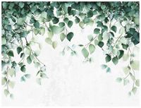 FOTOTAPETA LIŚCIE ZIELONE NATURA KUCHNIA SYPIALNIA SALON TAPETA 250x175