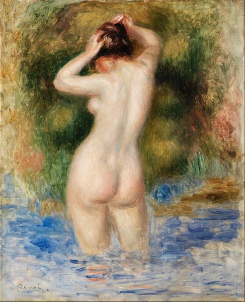 Bather, Pierre-Auguste Renoir - plakat 21x29,7 cm zdjęcie 1