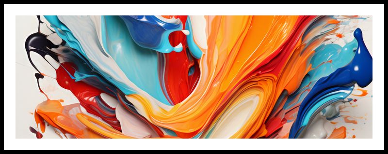 Plakat 95x33cm Taneczne Fale zdjęcie 3
