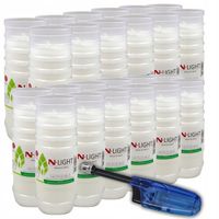 WKŁAD PARAFINOWY DO ZNICZY N-LIGHT MOCNY 18CM 5 DNI 120H