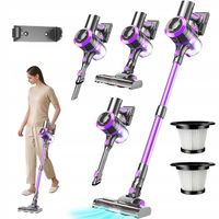 ODKURZACZ AKUMULATOROWY PIONOWY RĘCZNY BEZPRZEWODOWY 400W 4W1 30kPa DO DOMU