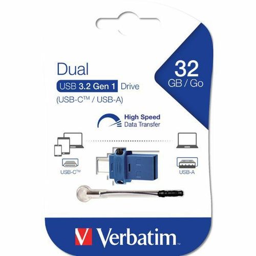 verbatim pendrive 32gb usb-c/usb-aczarny/black 49966 na Arena.pl