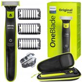 GOLARKA TRYMER DO ZAROSTU BRODY MASZYNKA PHILIPS ONEBLADE + ETUI
