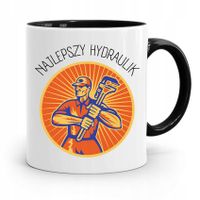 Kubek Czarny Prezent Dla Hydraulika Najlepszy Z Nadrukiem Ze Zdjęciem