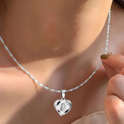 Łańcuszek Srebrny Medalik Naszyjnik 925 Na Komunię Chrzest UPOMINEK GRATIS na Arena.pl