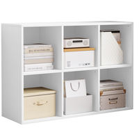 REGAŁ OTWARTY KALAX KOMODA KOSTKA 2x3 BIAŁY NA KSIĄŻKI LOFT NOWOCZESNY