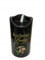 Wkład led do zniczy Cortina 12 cm*7 cm Kochanej Babci