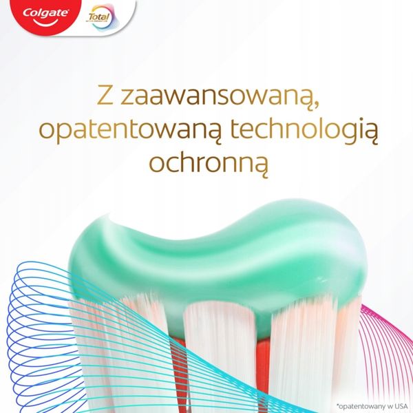 COLGATE TOTAL PASTA DO ZĘBÓW MULTIOCHRONNA Z FLUOREM FRESH MINT 75 ML zdjęcie 8