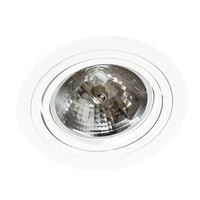 Wpust lampa kierunkowa Stan AZ0861 okrągła spot do zabudowy biała