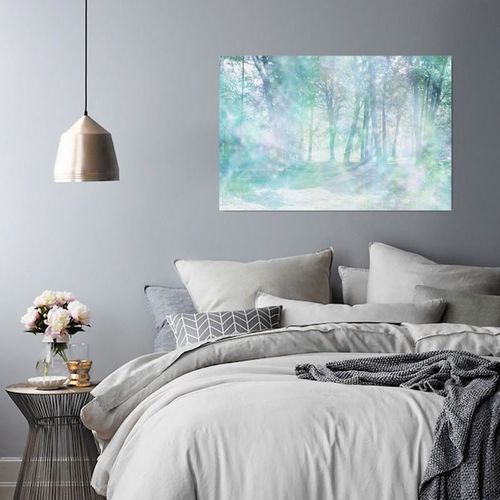 Obraz na płótnie - Canvas, Las w słońcu 40x30 na Arena.pl