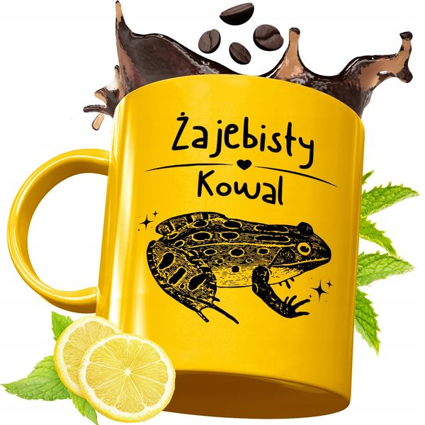 Złoty Kubek Premium Dla Kowala Na Prezent Z Nadrukiem Ze Zdjęciem zdjęcie 1